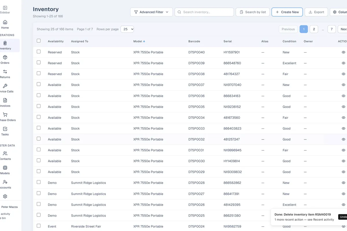 DMSCommand web app project preview